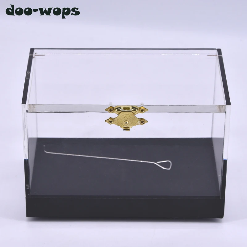 프로 스위치 박스 매직 트릭 마술사는 환상을 닫습니다. 특수 효과 소품이 나타납니다. 변형 개체 투명 Magia Box