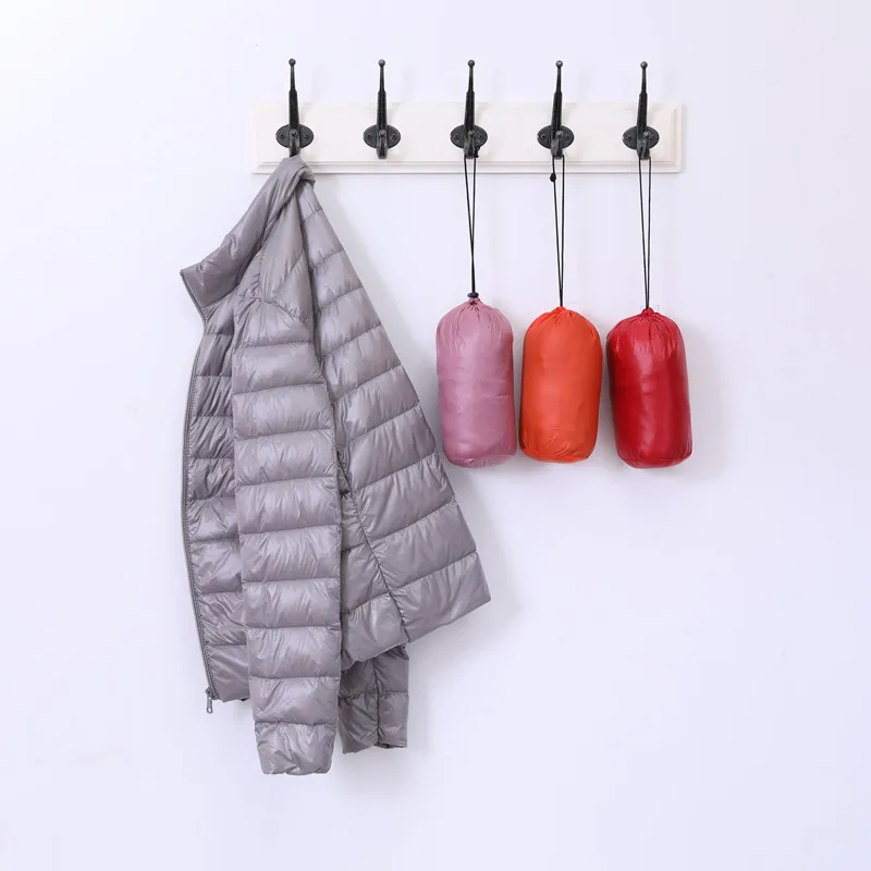 LALYSSE Winter Women Ultra Light Down Jacket White Duck Jackets Long Sleeve Warm Coat Parka Female Solid Portable Outwear | Женская