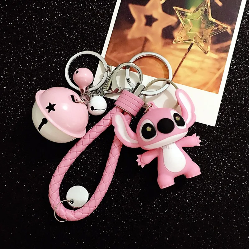Южная Корея мультфильм Сияющий звук делая стежок брелок женский креативный автомобиль парный брелок для ключей Сумочка Подвеска оптом