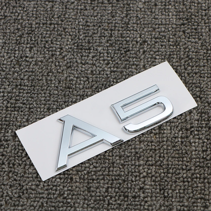 Audi Quattro Emblem Schriftzug für Audi Q3/ Q5/ Q7/ Q8/ A6/ A7/ A8/ TT/ R8 