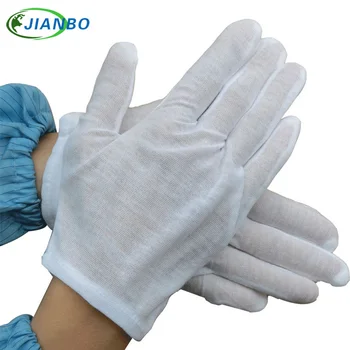 

12 pairs White Cotton Serving Concierge Snooker Equestrian Driver Sweat Anti-fingerprint Labor Insurance Operations Work Gloves