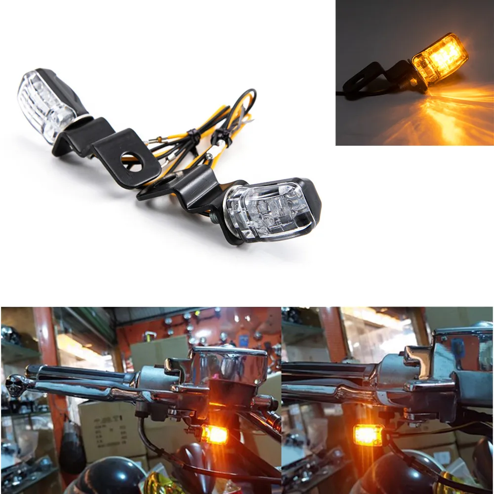 Mini clignotant LED Vision Set noir teinté avant arrière 12V M8 moto, Clignotants, Eclairage et Clignotants, Universel, Pièces Scooter, Moto,  Maxiscooter, Cyclo et Vélo