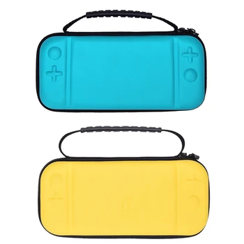 

2 Pcs New for Nintendo Switch Lite Bag Storage for Switch Mini Protector Case for Nintendo Switch Mini Accessories - Blue & Yell