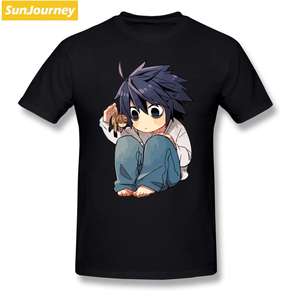

Newest Men's T Shirts Death Note Anime Short Sleeve 100% Cotton Crew Neck Oversize T Shirt For Male Shirt