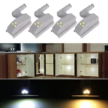 Charnière LED avec capteur intelligent, éclairage universel pour armoire, garde robe, maison, cuisine, veilleuse bon marché