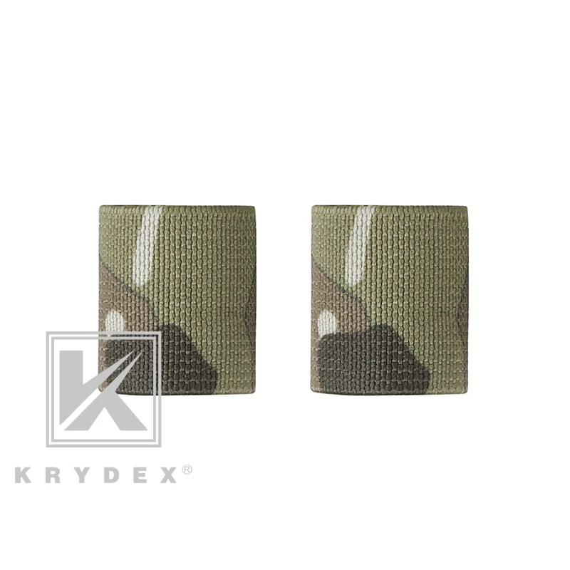 

KRYDEX 2PCS Elastic Loop Strap For Backpack Chest Rig Vest 2.54cm Camo Locker Webbing Organizer Sling Silencers Accessories