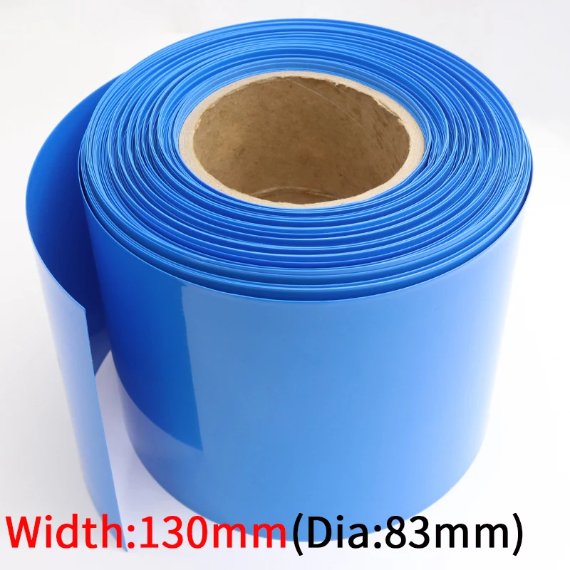 130mm Width 18650 Lithium Battery Film Wrap PVC Heat Shrink Tube Sheath