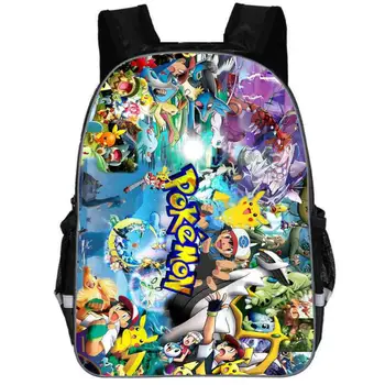 

Cute Pikachu Backpack For Teenagers Boys Girls School Bags Daily Travel Bag Children Pikachu Shoulder Backpacks Mochila