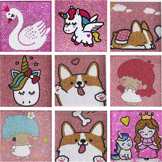 Diamond Painting Happy Bunny Adults and Children, Full Round Diamonds  Artistic Feeling Sparkling Crystal Painting Kit,DIY Crafts for Room Decor  Home