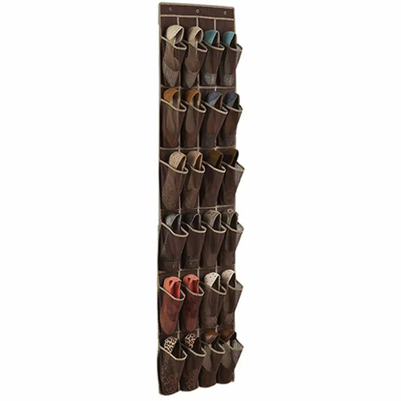 24 Pocket Shoe Space Door Hanging Organizer Rack Wall Bag Storage Closet Holder Storage Organizer 24 Pocket Shoe Space Door Hanging Organizer Rack Wall Bag Storage Closet Holder Storage Organizer