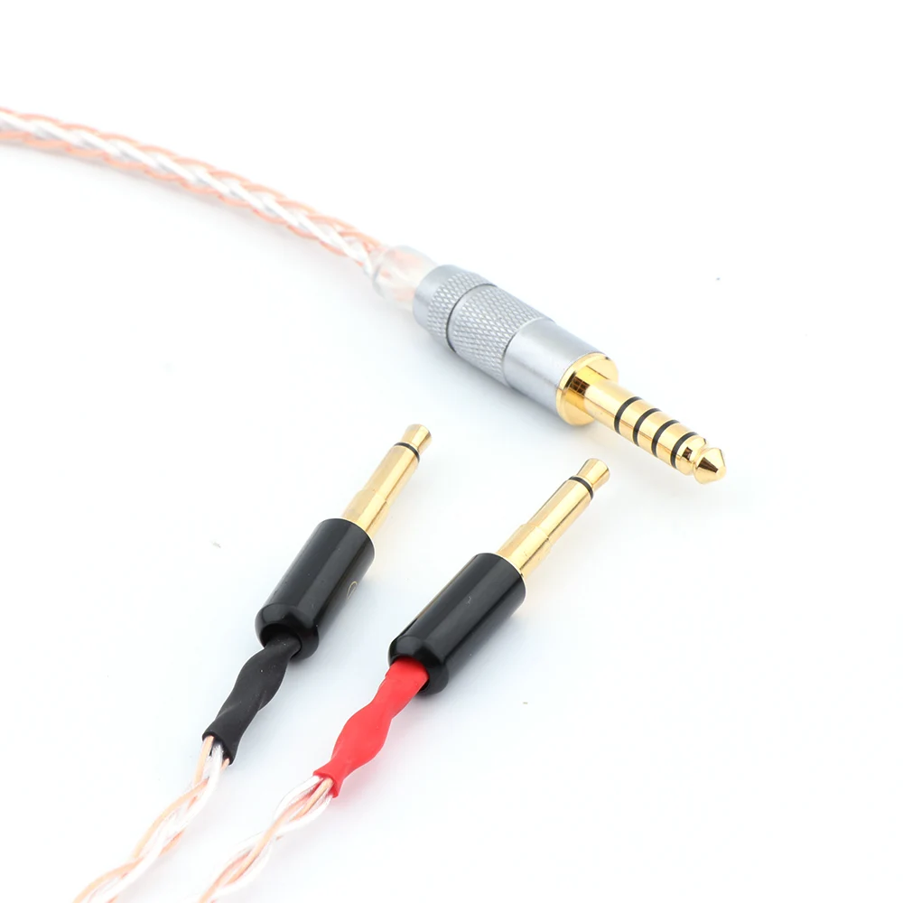 HI END 8cores Replacement Headphones Cable Audio Upgrade Cable Meze 99 Classics Focal Elear Headphones