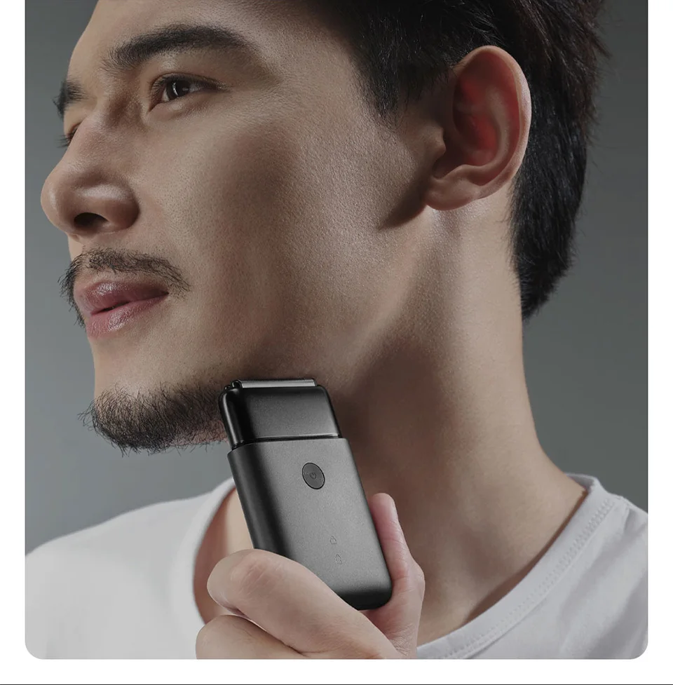 Xiaomi Mijia портативная мини Мужская электрическая бритва для бритья металлический корпус usb type-C японская стальная режущая головка большая батарея для очистки лица