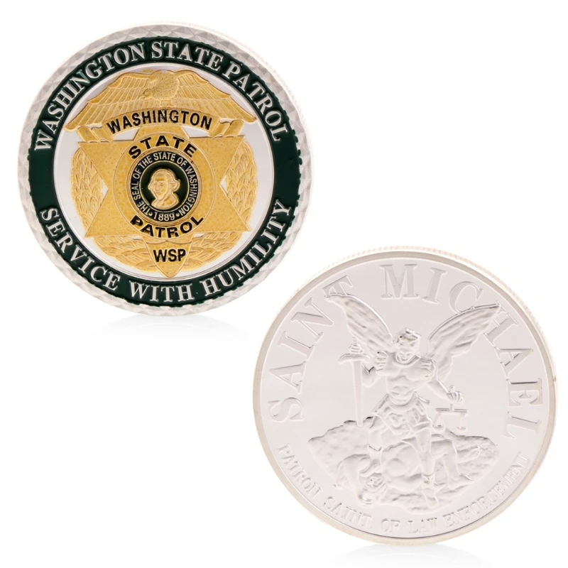Коллекция монет с памятным вызовом в штатном патруле св. Майкла, США Q9QA