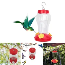 

Plastic Outdoor Garden Hummingbird Feeder Hanging Bird Feeder Bottle Plastic Water Dispenser Yard Garden Hanging Feeder