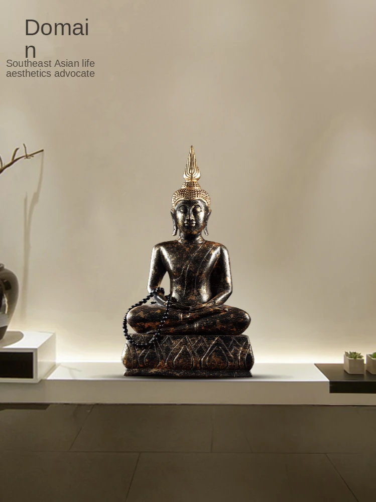 Statuette de Bouddha Noir, Du Zen à la Maison