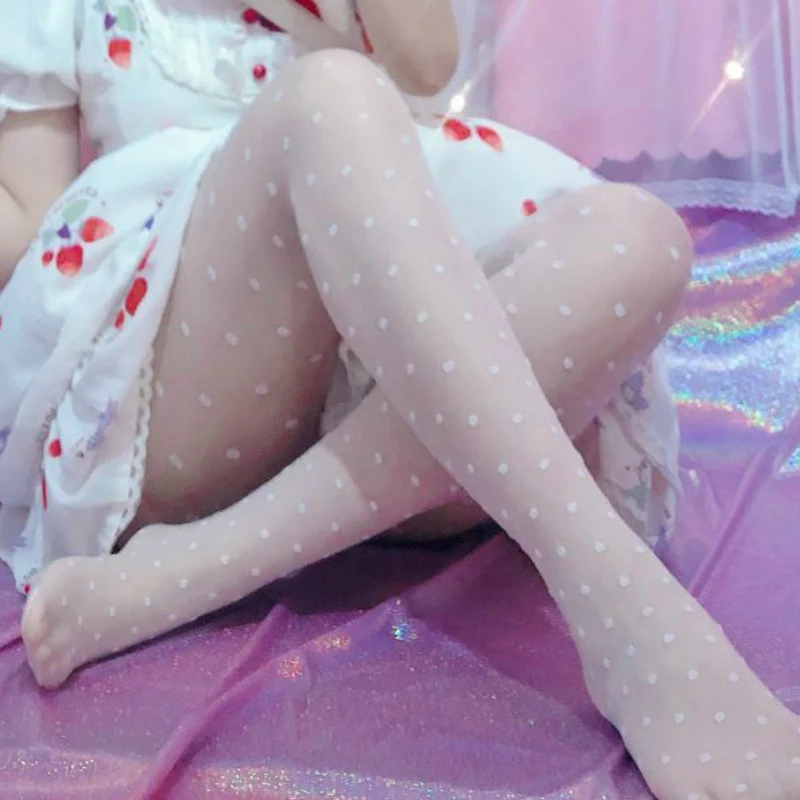 Pink See Through Tights