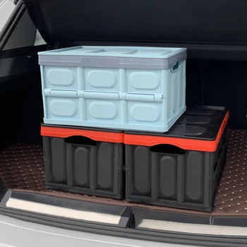 

Foldable Car Trunk Organizer Storage Box with Waterproof Bag Multifunctional Auto Acceossries for Boot Storage Fishing Picnic