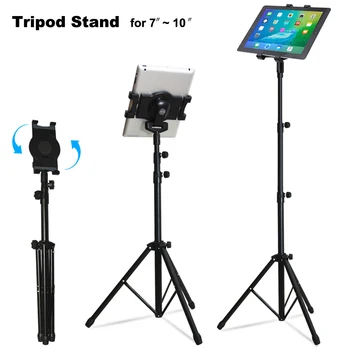 

Adjustable Universal Tablet Tripod Stand Adjustable Height Mount Holder for 7-10inch Tablets iPad mini iPad air iPad 1/2/3/4