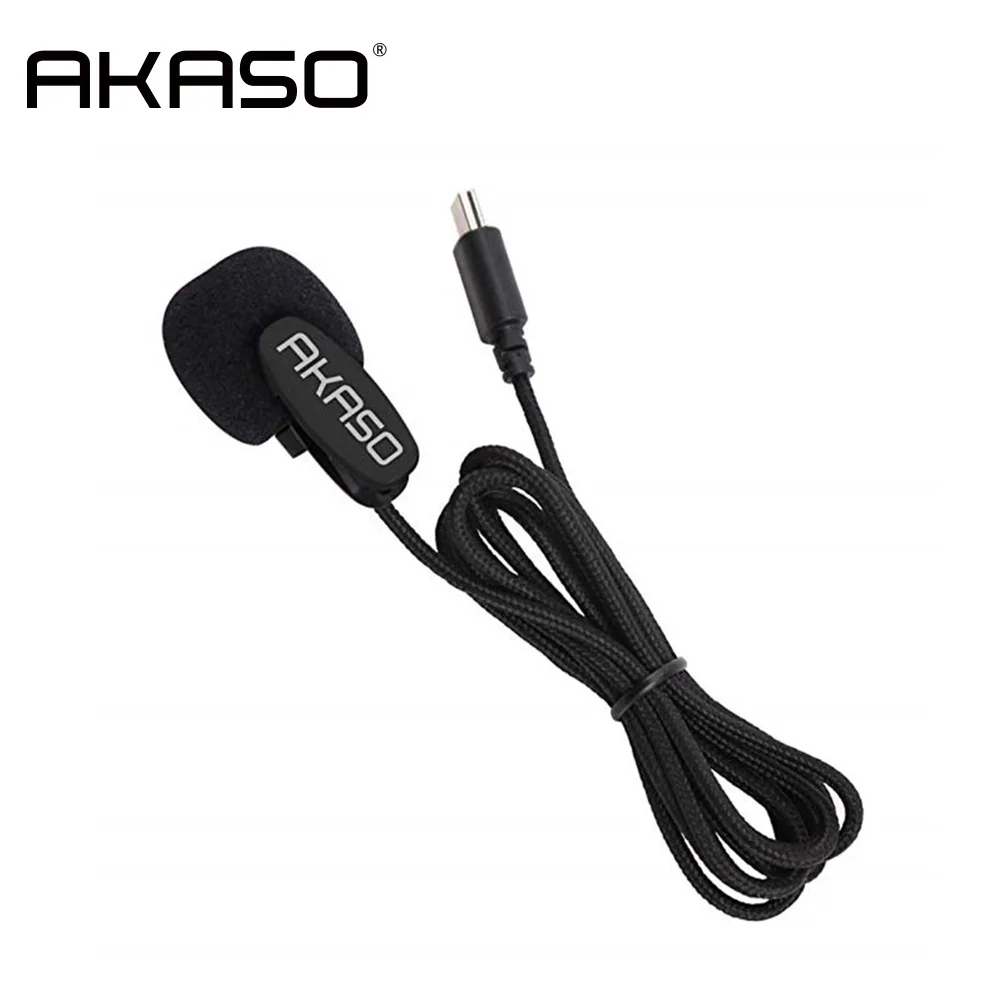Внешний микрофон AKASO V50 Pro для экшн камеры 4k только спортивной камеры|Чехлы