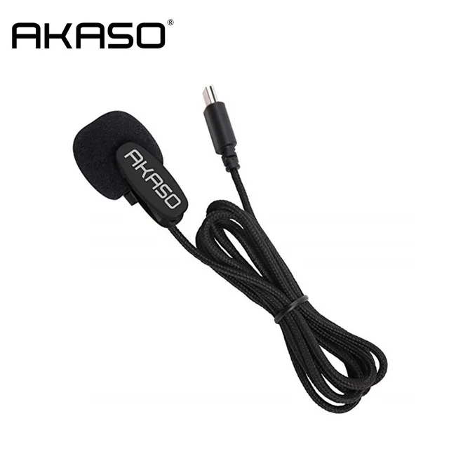 US $6.99 AKASO V50 Pro external microphone for AKASO V50 Pro Action Camera 4k Sports Camera only