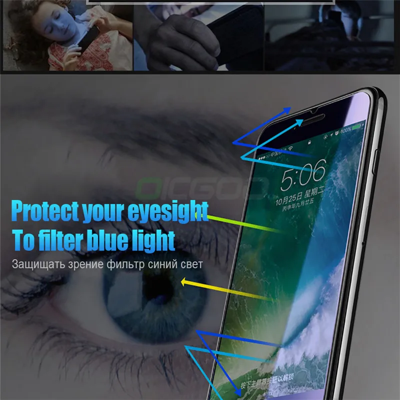 Защитное стекло 9H с защитой от взрыва на для iPhone 5S, SE 5 6s закаленное защитное стекло для экрана для iPhone 5S, SE 6 6s 7 8 Plus стекло