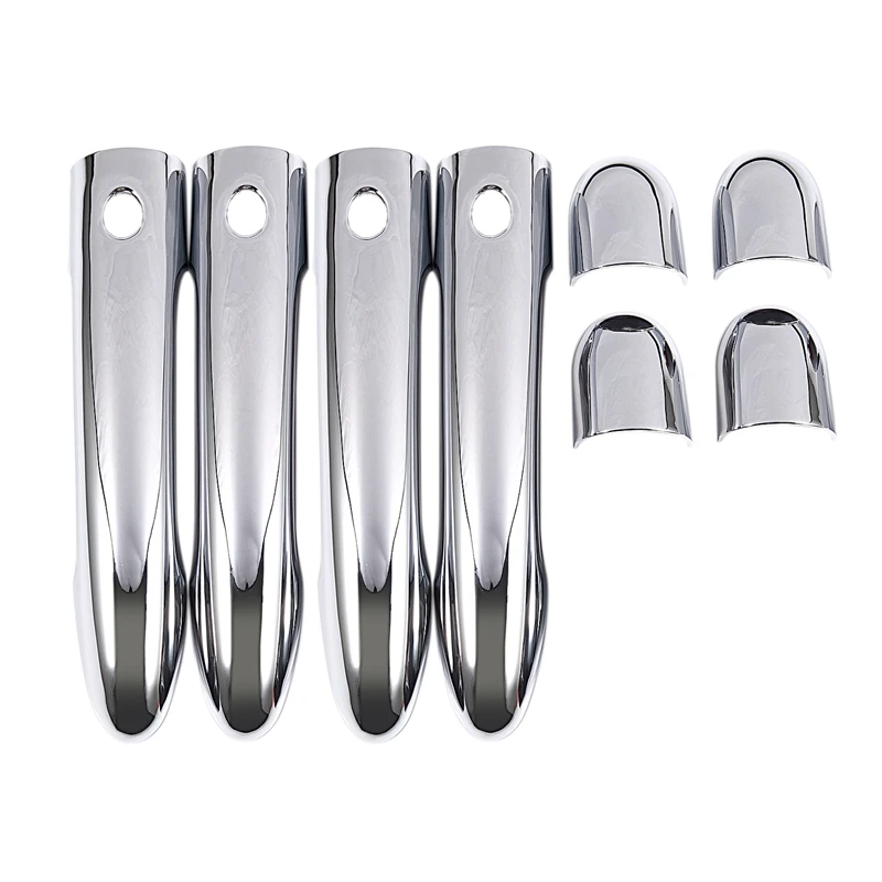 Для Renault Scenic 2 Ii 2003 2004 2005 2006 2007 2008 2009 Chrome дверная ручка Фиксатор крышки Накладка Кепки авто аксессуары