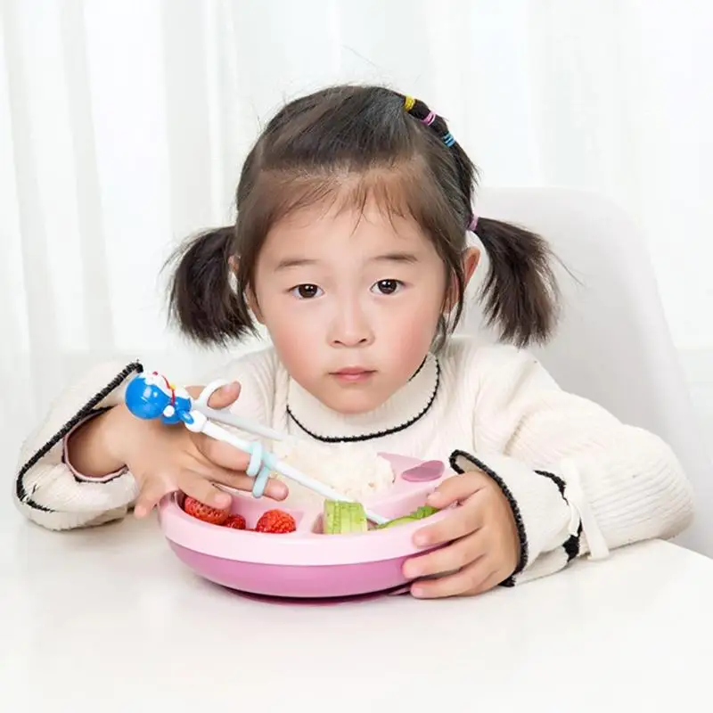 Baby Feeding Insulation Bowls with Silcone Suction Non-slip Infant Tableware with Sufficient Durability and Toughness