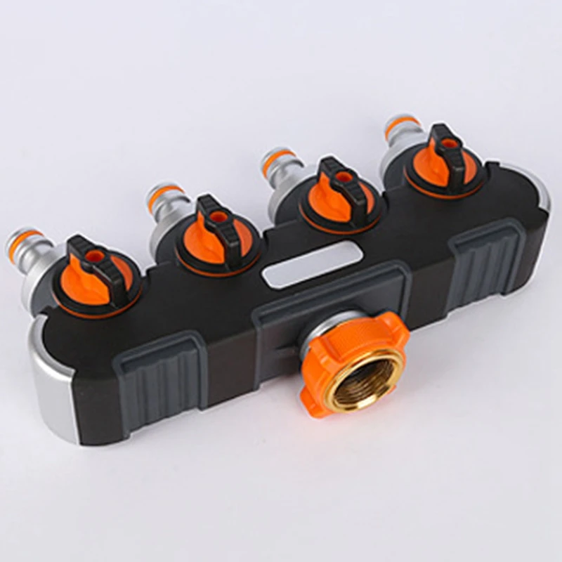 Сад 4 Коснитесь металлический шланг разделитель труб Пластик Капельное орошение