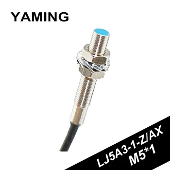 

Proximity Switch Inductance Type Metal Sensor LJ5A3-1-Z/AX DC Three-wire NPN/PNP NO/NC 12V M5 Detection Distance 1mm