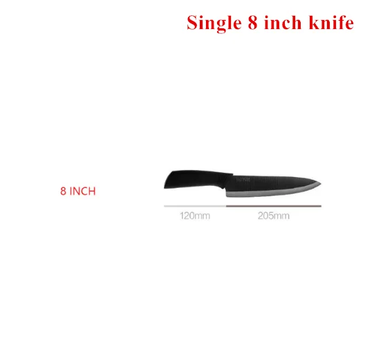 Single 8 inch 4 шт. Xiaomi Huohou кухонный нож нано-Керамические ножи поварской набор 4 6 8 дюймов печи тоньше наборы для семейной кухни - Цвет: Single 8 inch