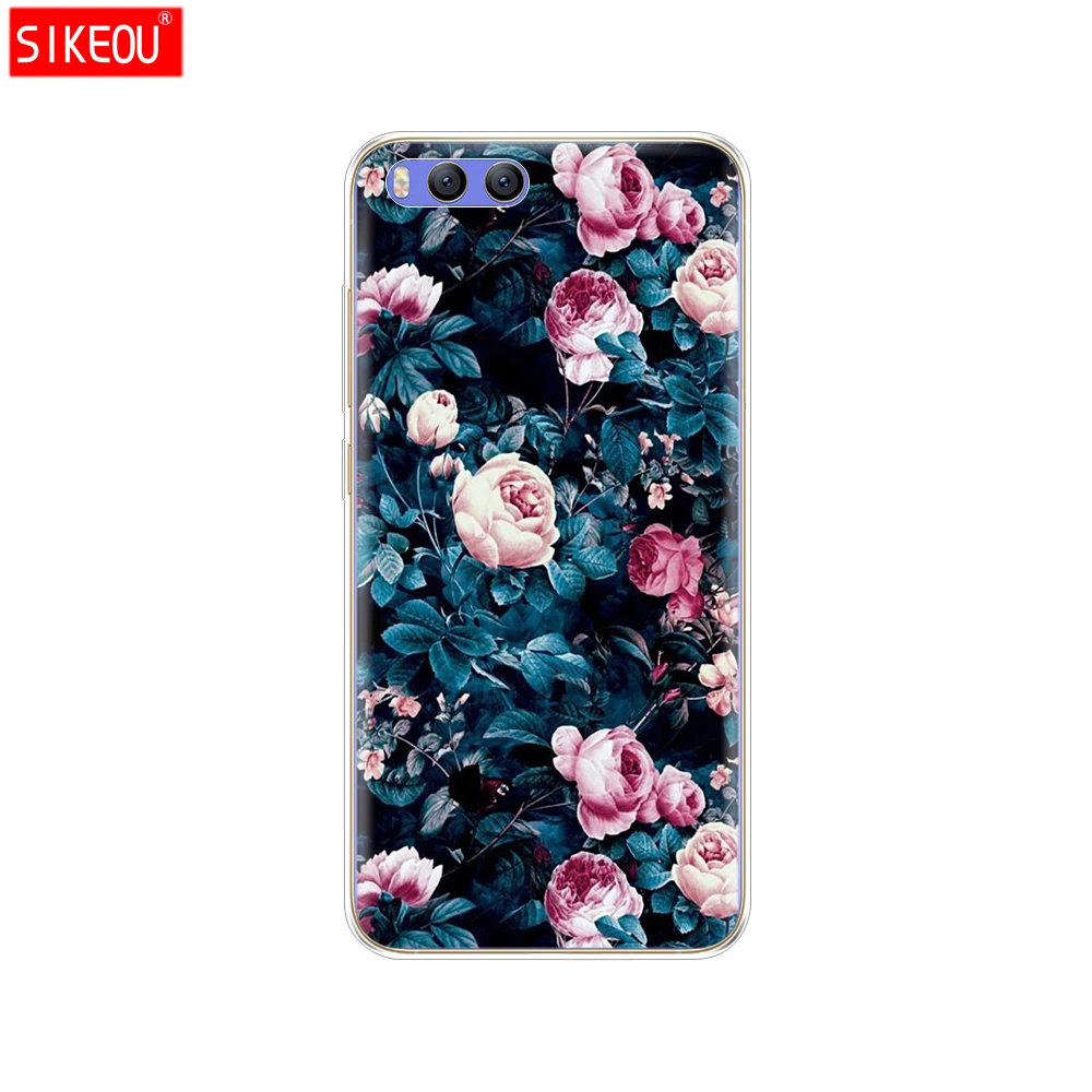 12087 Мягкий чехол для телефона из ТПУ для xiaomi mi 6 Чехол для xiaomi mi 6 Чехол для телефона Xio mi Чехол Мягкий силиконовый чехол для xiaomi 6 цветок - Цвет: 12087