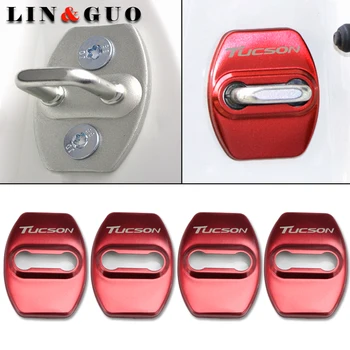 

4pcs/lot Car Door Lock Covers Car Styling Case For Hyundai Tucson Emblems