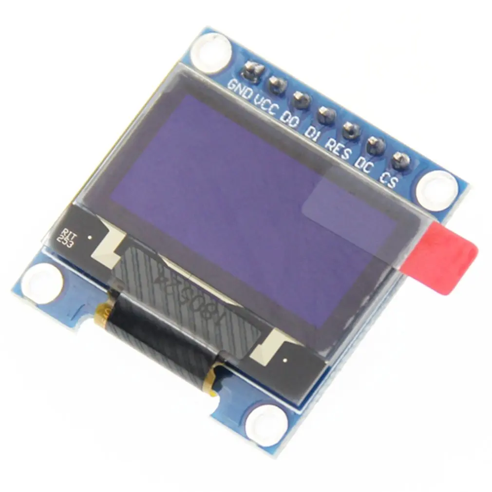 0,96 дюймов IIC Серийный белый/синий OLED дисплей модуль 128X64 IEC SSD1306 12864 плата с ЖК-экраном GND VCC SCL SDA 0,9" для Arduino