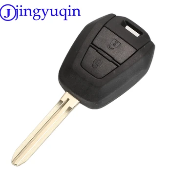 

jingyuqin Ignition Key Shell Case 2 Buttons With Blade Fit For Isuzu D-max Replacement Auto Key Cover New Stlying