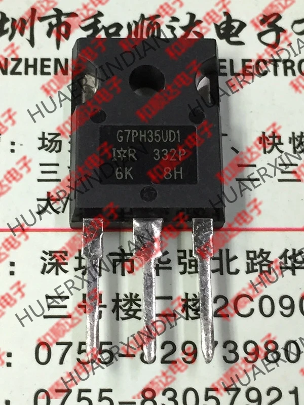 5 шт., новые оригинальные кнопки IRG7PH35UD1-EP-247 с изолированным затвором(IGBT) 1200V 50A