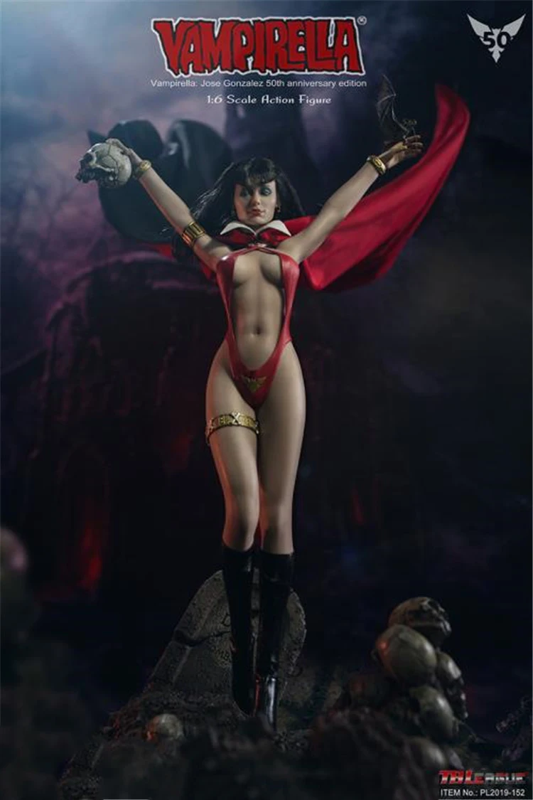 Коллекционная 1/6 Vampirella 50th anniversary Edition Solider фигурка TBLeague PL2019-152 модель для поклонников подарки