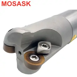 MOSASK круглый нос фреза EMRC16-4R16-150-2T CNCmilling круглый нос фреза адаптер лезвие из твердого сплава RP