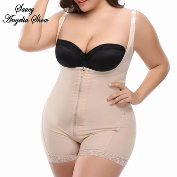 

Sexy Plus Size Women Waist Trainer Strap Corset Breathable Shapewear Lingerie Butt Lifter Body Shaper Bodysuit Underwear XXL-6XL