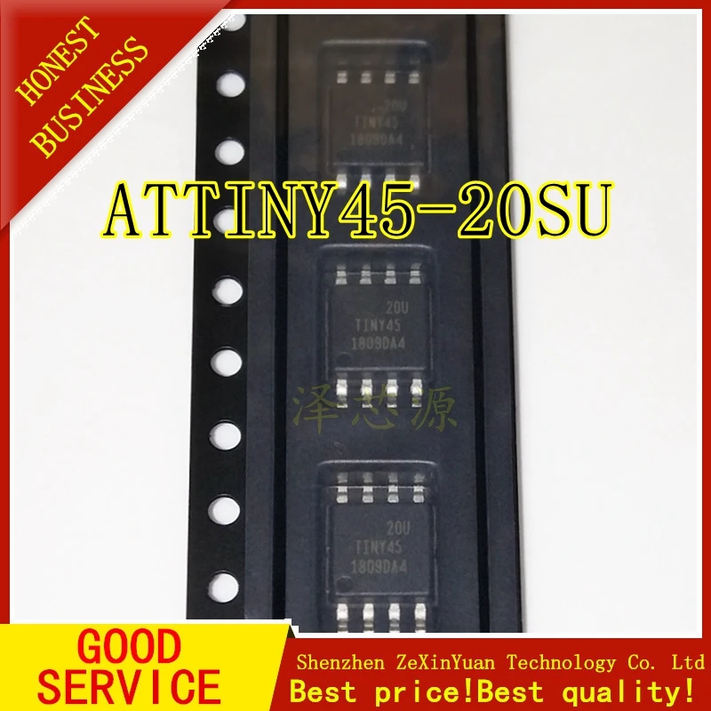 10 шт./лот ATTINY45-20SU TINY45 20SU SOP8 ATTINY45
