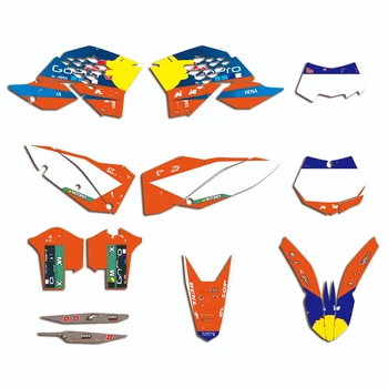 

Background Graphics Decal Sticker Deco Kits 1998 - 2019 For KTM SX SXF EXCF EXC XC-W 125 150 200 250 300 350 400 450 525
