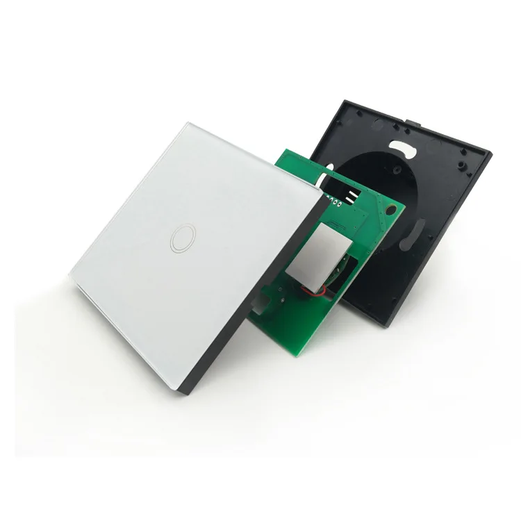 Manufacturers Direct Selling 86 Three Open Single FireWire Wireless Remote Switch Smart Home Touch Switch 433MHZ RF