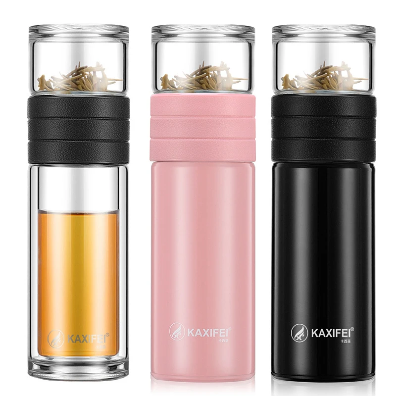 New Glass Tea Thermos Vacuum Cup Stainless Steel Thermoses Tea Mug Cup