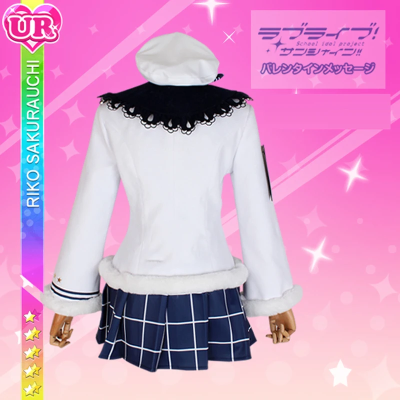 Индивидуальный размер Lovelive Sunshine Aqours Рождественский хор Sakurauchi Riko карнавальный костюм платье лолиты униот аниме одежда наряды