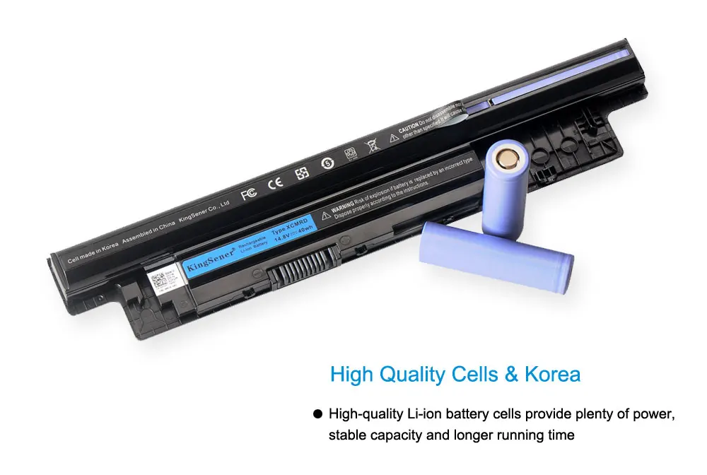 Kingsener-xcmrd Mr90y Bateria do Portátil Coréia do Celular Dell Inspiron 3441 3442 3443 5721 3521 3437 3537 5437 5537 3737 5737 5421 - Imagem 2