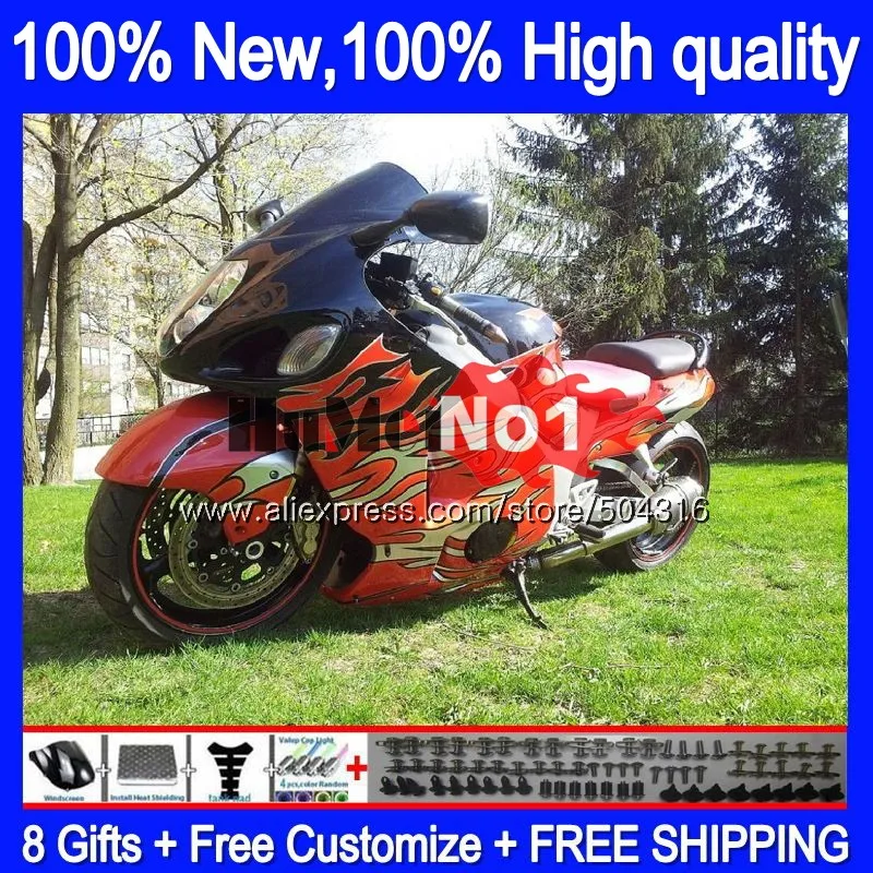 Корпус для SUZUKI Hayabusa GSXR-1300 GSXR 1300 горячий оранжевый 27MC. 140 GSXR1300 1996 1997 1998 1999 2000 2001 96 97 98 99 01 обтекатель