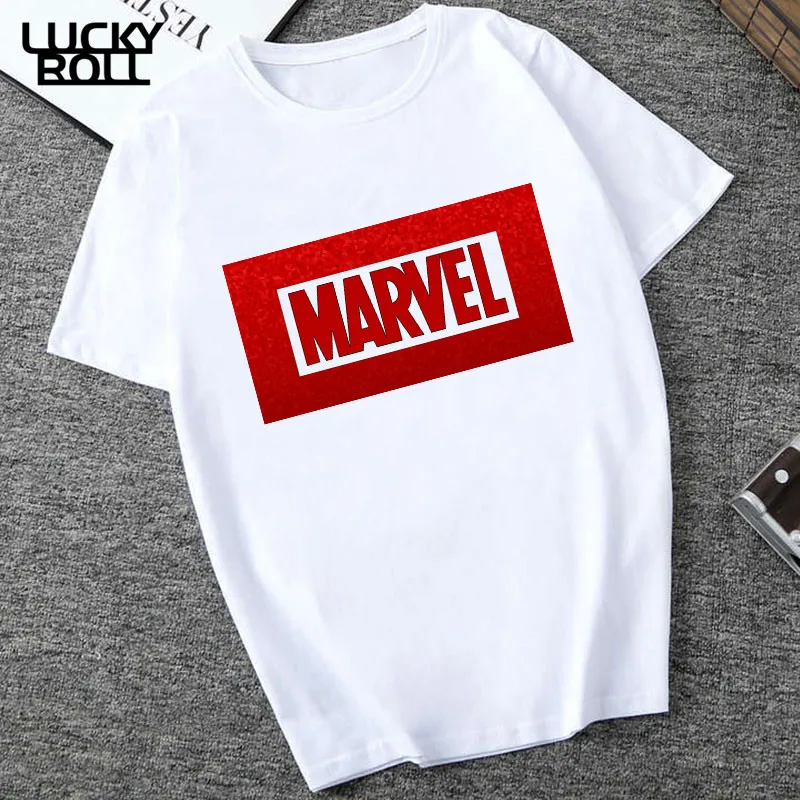 MARVEL Studio Графические футболки женские Харадзюку Готический повседневные футболки Эстетическая одежда tumblr Плюс Размер Уличная одежда - Цвет: XWT0325-white