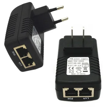 

48V 0.5A POE Power Module UEB Ethernet Power Universal Supply Adapter US/EU Plug For Network Device