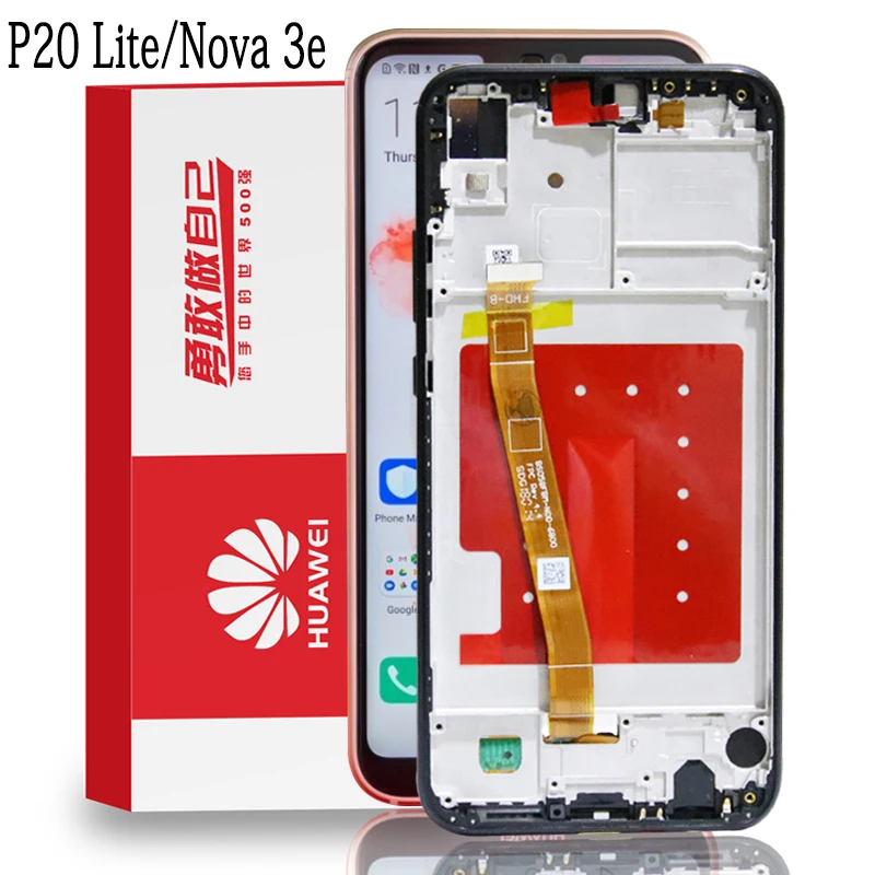 Оригинальный ЖК-дисплей 5 84 дюйма с рамкой для HUAWEI P20 Lite сенсорный ANE-LX1 Nova 3e |