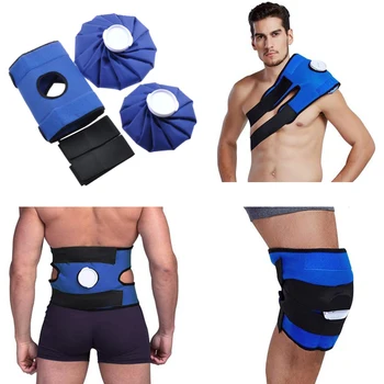 

Reusable Pain Relief Shoulder Body Soft Elastic Hot And Cold Portable Sport Injury Ice Pack Wrap