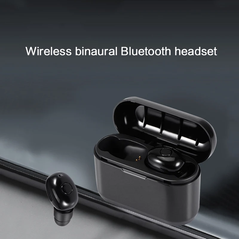 TWS DT-4 беспроводной Bluetooth 5,0 Наушники Стерео шумоподавление в ухо наушники 3,5 h Музыка Время спортивная Гарнитура для ipod игры